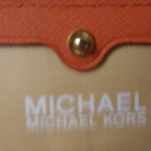 MICHAEL KORS ORANGE SMALL WALLET - Picture 4 of 8